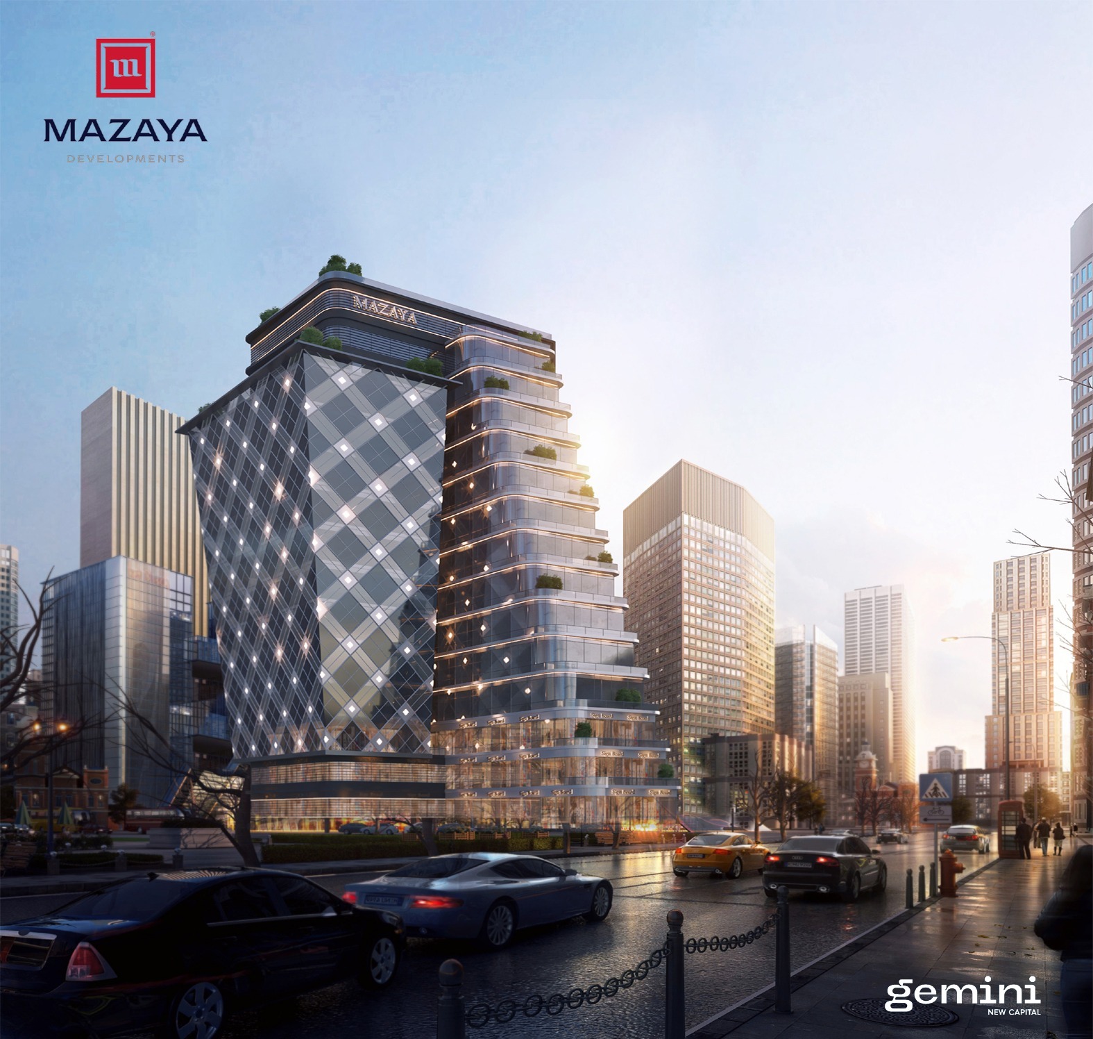 مساحات وأسعار Gemini Towers New Capital